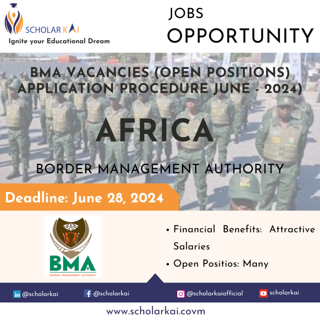 BMA Vacancies (Open Positions) Application Procedure June 2024