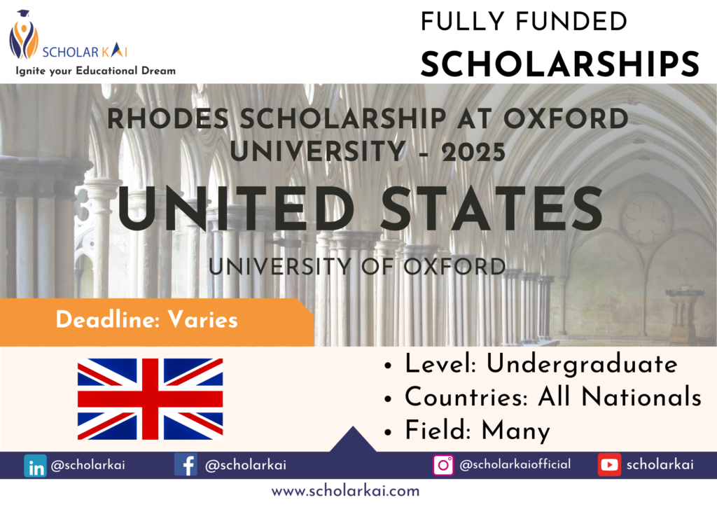 Rhodes Scholarship