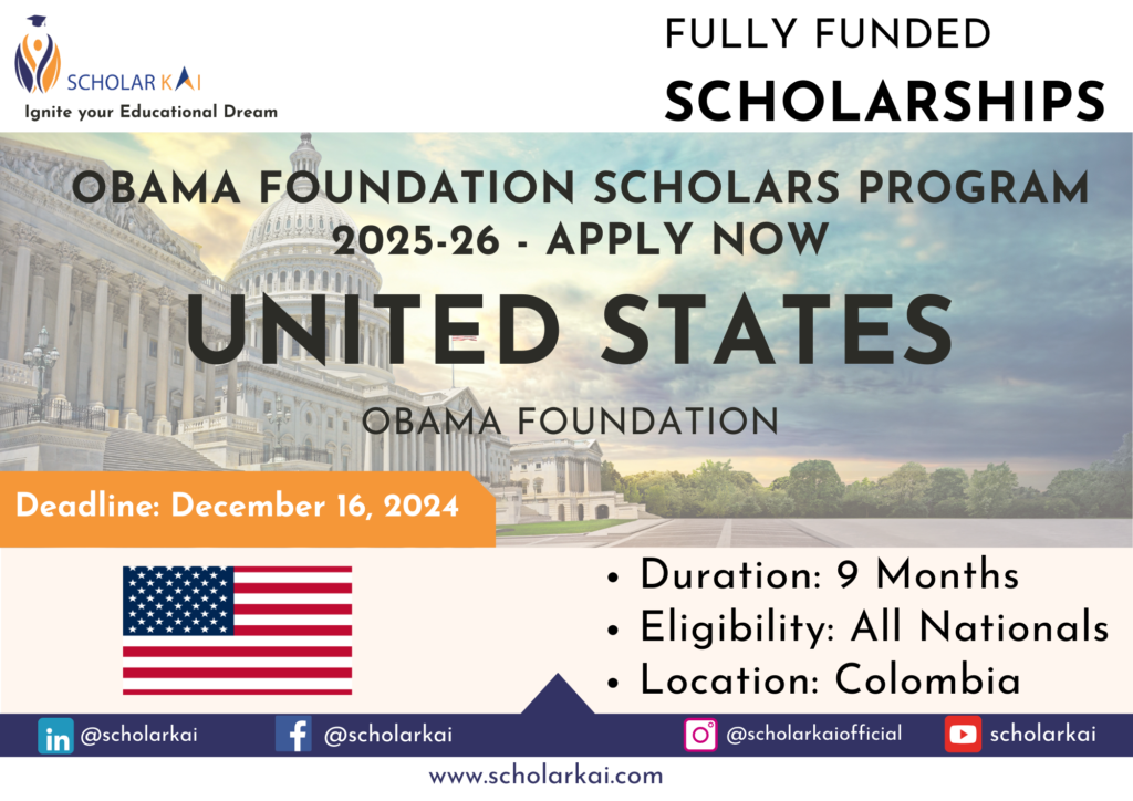 Obama Foundation Scholars Program