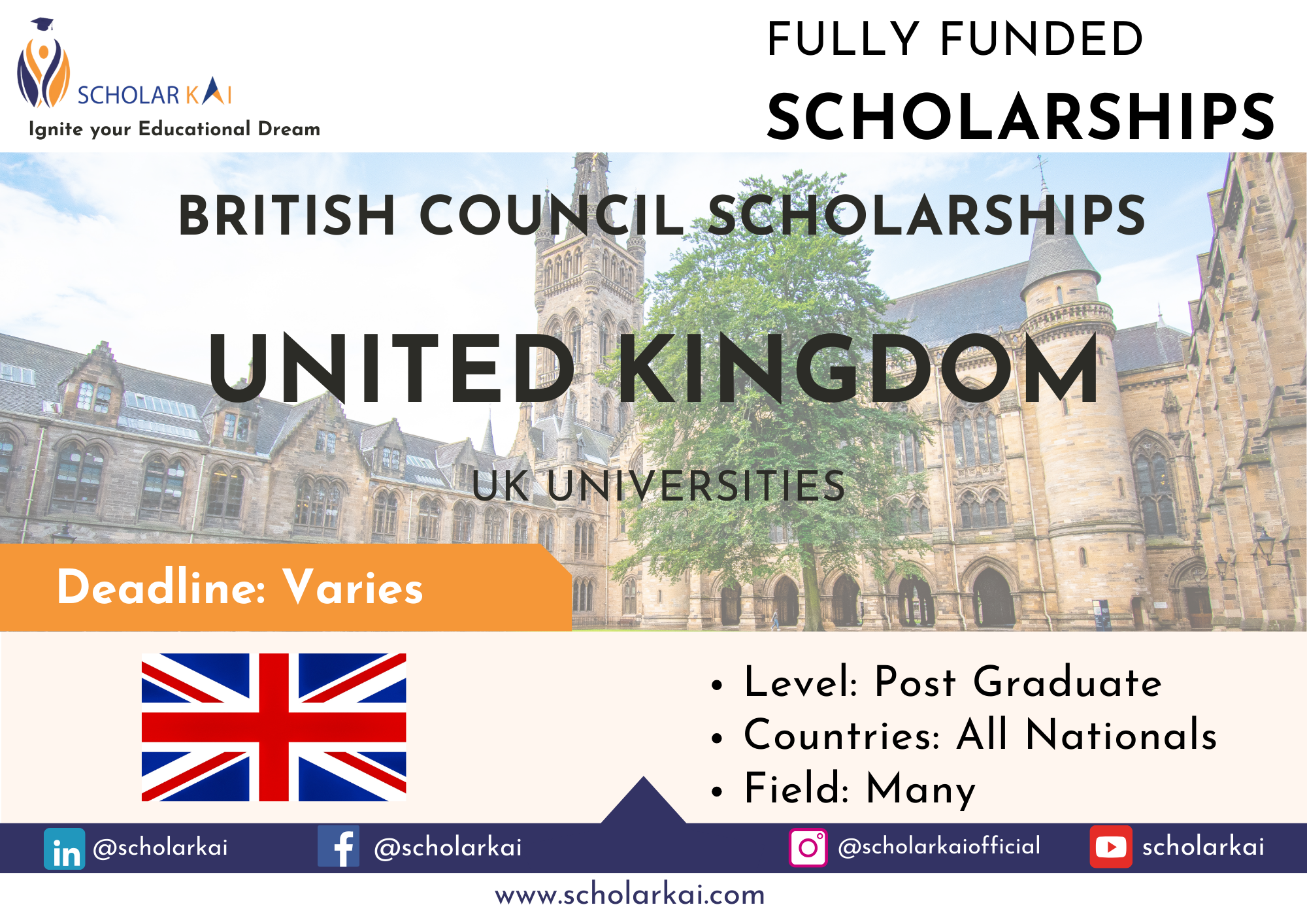 British Council Scholarships