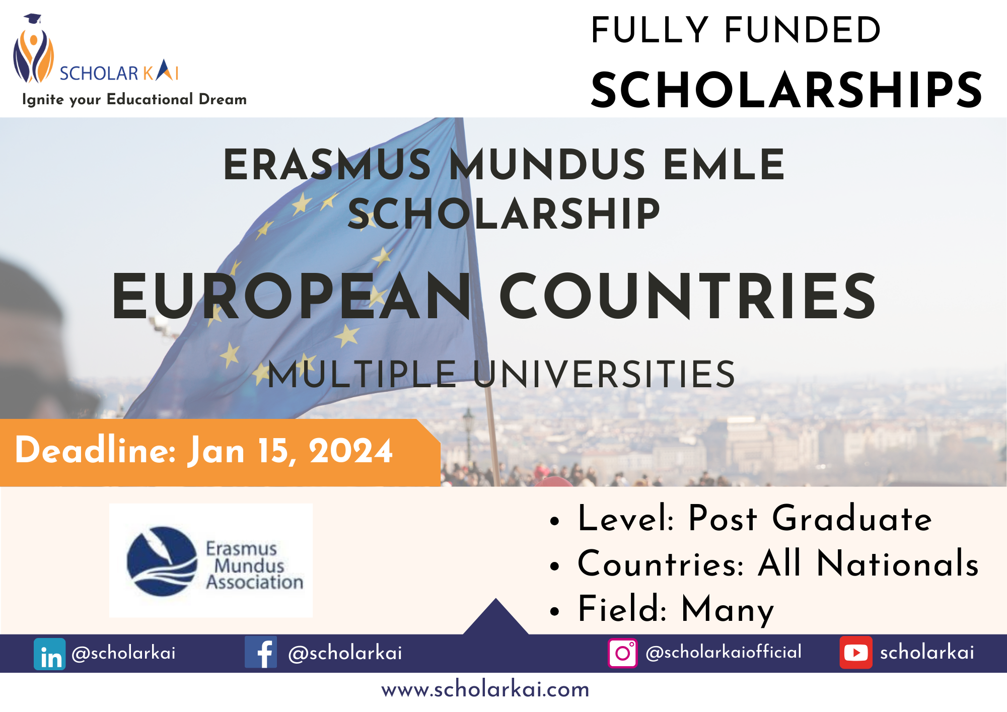 Erasmus Mundus EMLE Scholarship