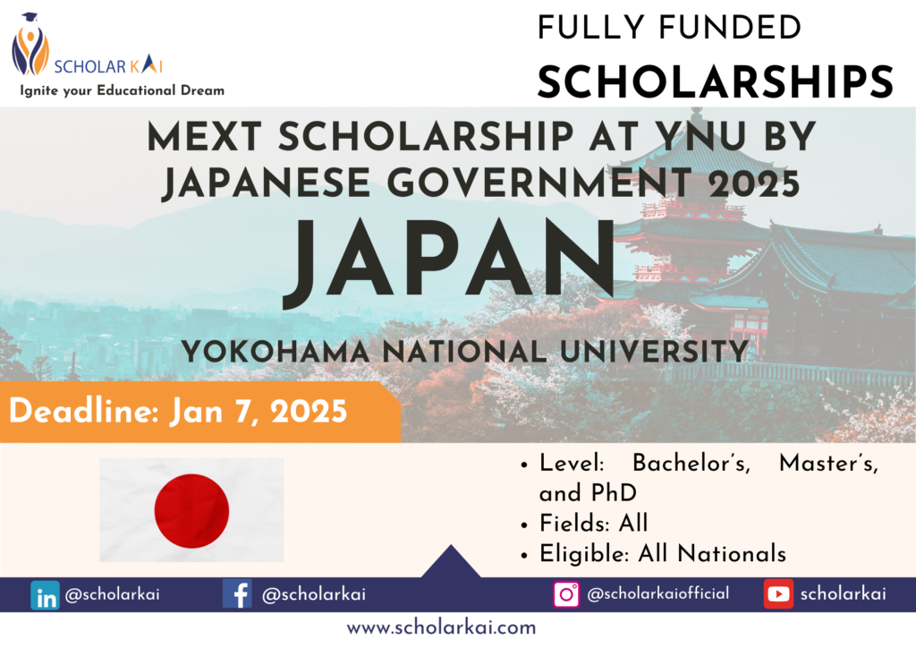 MEXT Scholarship at YNU