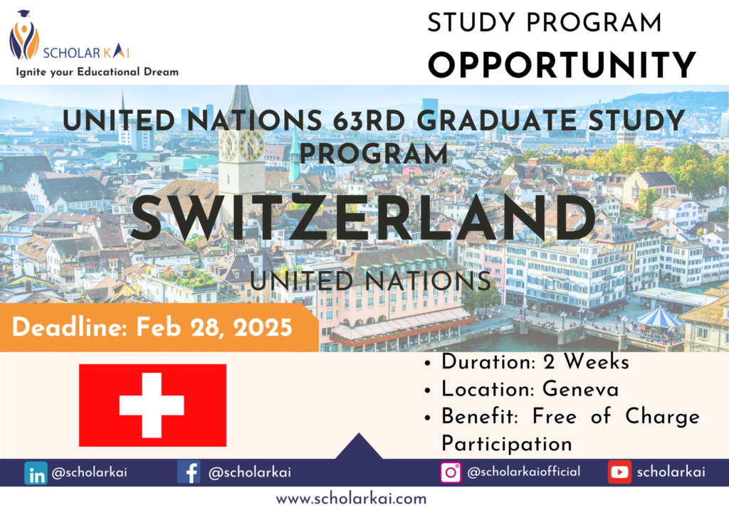 Study Program  in Switzerland