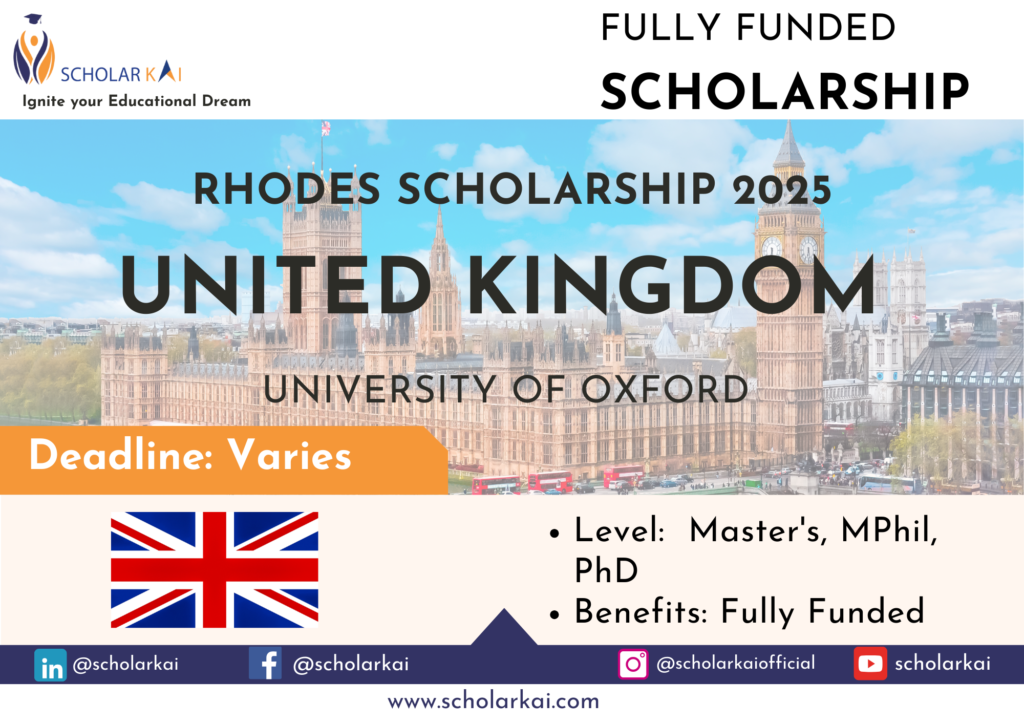 Rhodes Scholarship 2025
