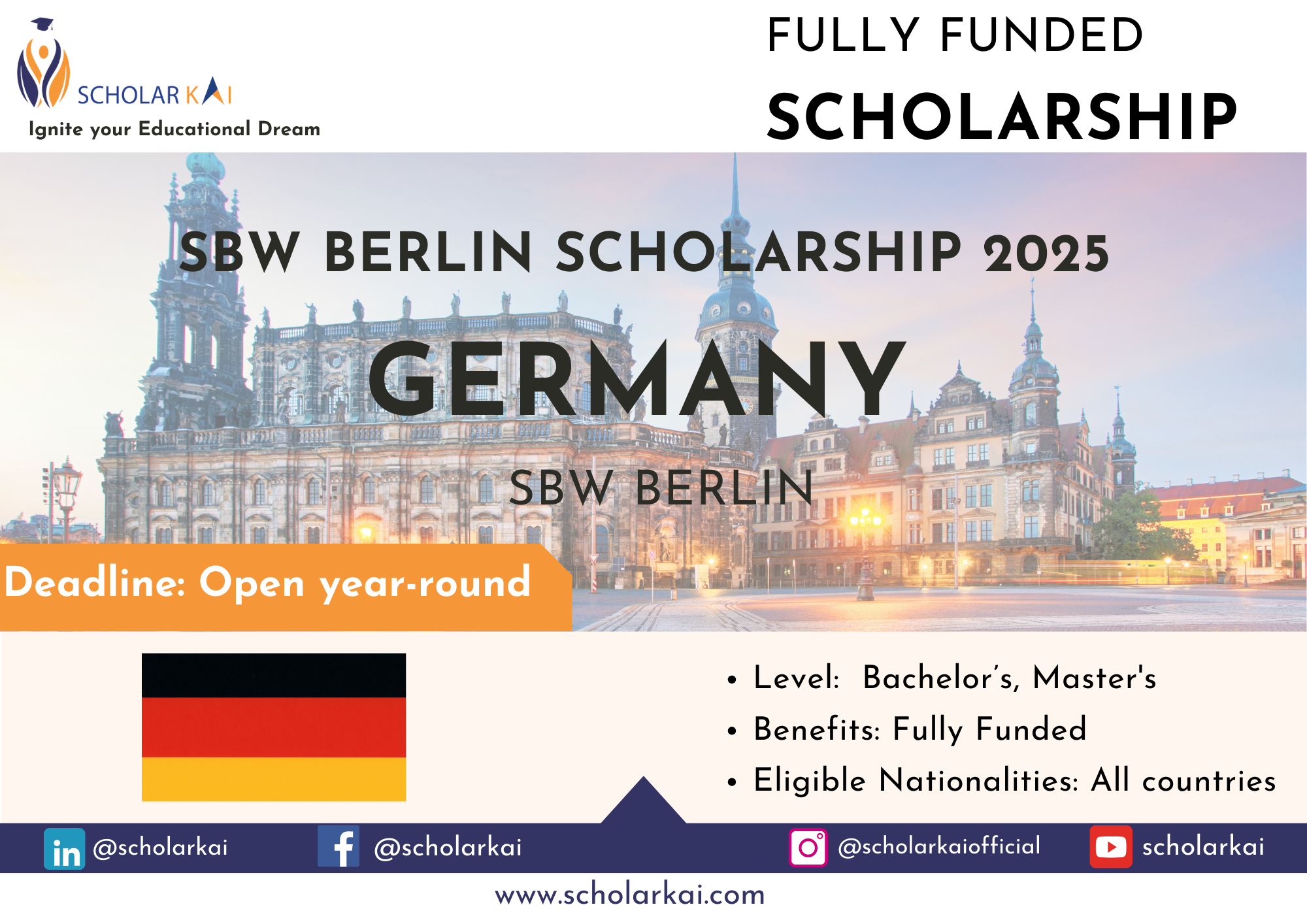 Scholarship in Germany 2025