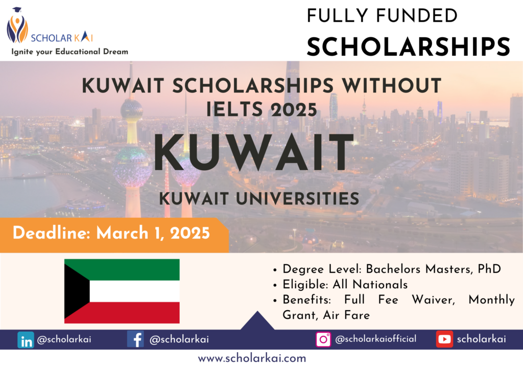 Scholarships Without IELTS